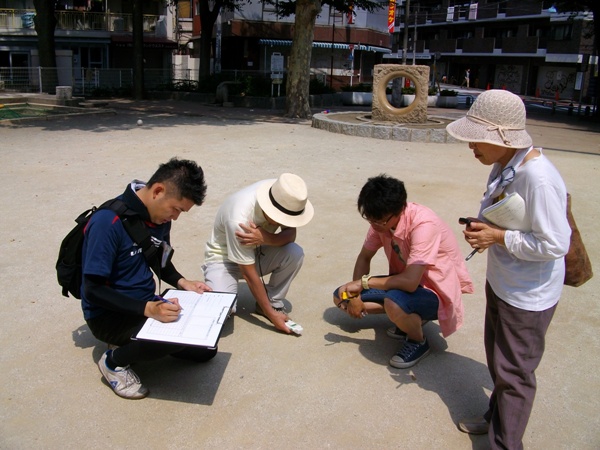 日本共産党杉並区議団独自放射線量測定(2011.08.13)