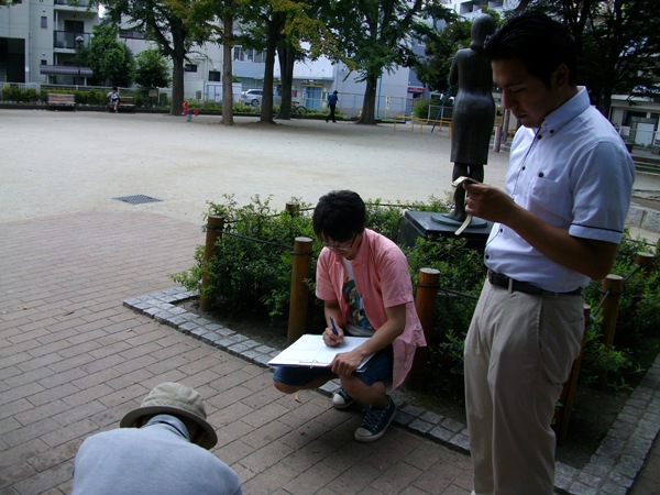 日本共産党杉並区議団独自放射線量測定(2011.08.13)